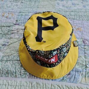Pittsburgh Pirates Hawaiian Luau Bucket Hat Reversible SGA 7-5-24 New